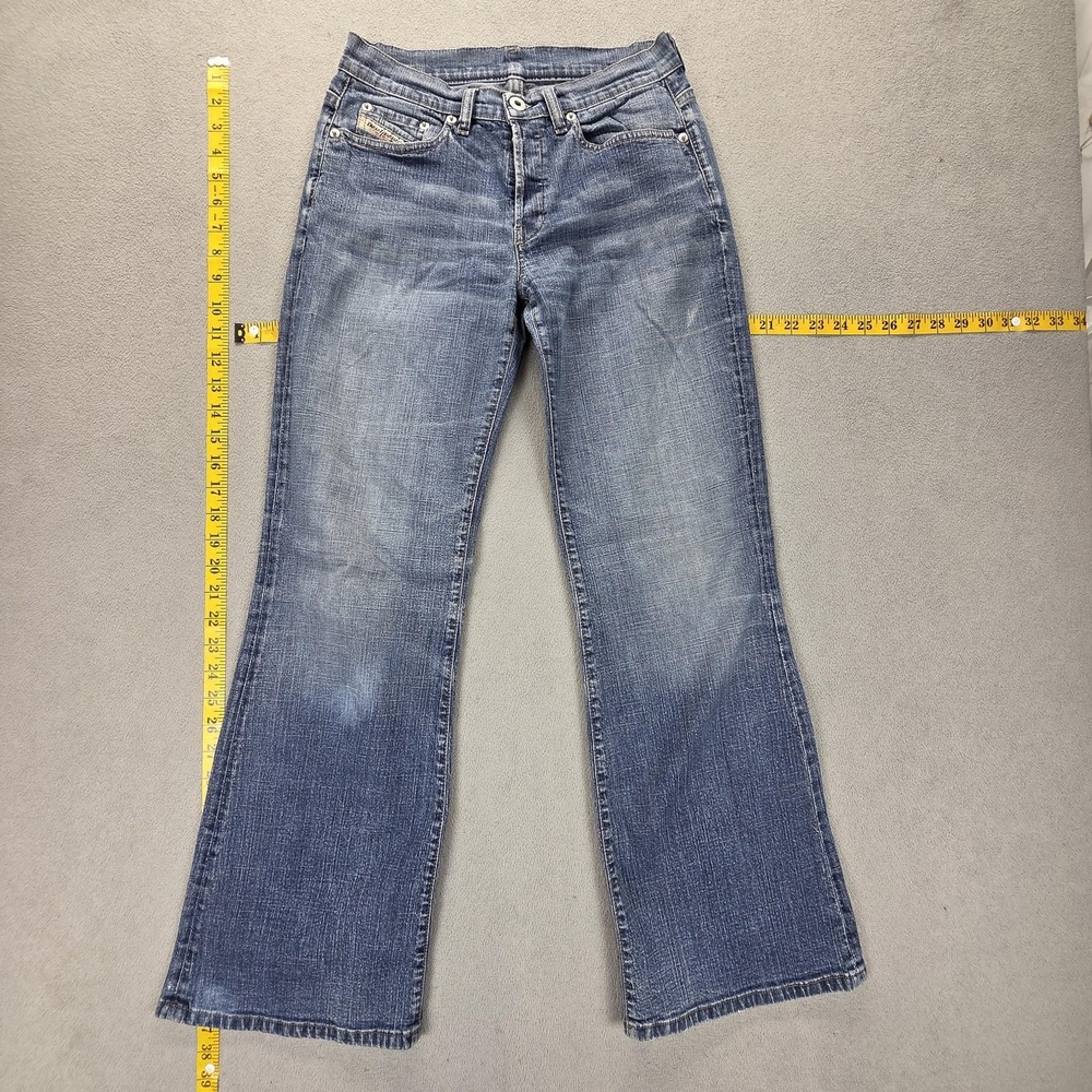 Diesel Jeans Womens 27x30 Blue Daze Medium Wash Low Rise Bootcut‎ Made in Italy